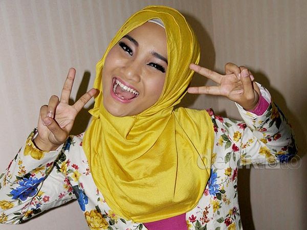 Senyum Ceria Fatin Shidqia