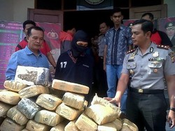 Ganja 89 Kg dari Residivis di Cimahi Dikendalikan Napi Lapas Banceuy