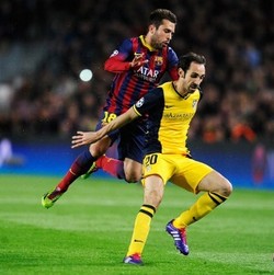 Preview Barcelona vs Atletico Madrid dalam Infografik