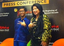 Desainer Cilik Rafi Ridwan Show Tunggal Perdana di Jakarta Fashion and Food Festival