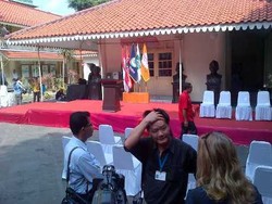 Jelang Deklarasi Cawapres Jokowi, Musik Jawa Berkumandang di Gedung Joang 45