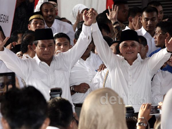 Duet Prabowo-Hatta Dideklarasikan