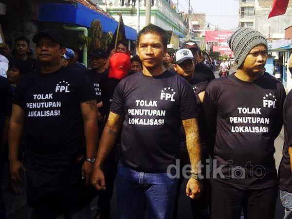 Lokalisasi Dolly Ramai Pagi Ini
