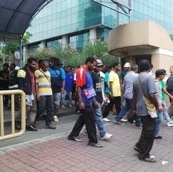 Usai Ditemui Perwakilan Freeport, Ratusan Pendemo Bubarkan Diri