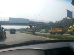Lagi, Ada Motor Nyelonong Masuk Tol di Bintaro