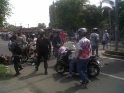 Coret-coret Seragam dan Tawuran Pelajar Warnai Pengumuman UN di Yogya