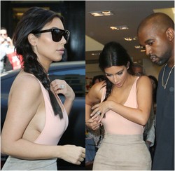 Kesalahan Berbusana Kim Kardashian Saat Shopping di Paris