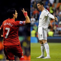 Suarez dan Ronaldo Berbagi Sepatu Emas
