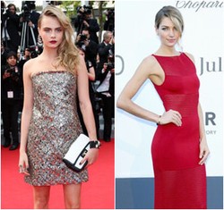 Penampilan Seksi Para Model di Festival Film Cannes