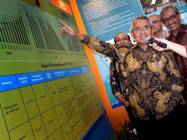 Djoko Kirmanto Buka Indowater Expo dan Forum 2014