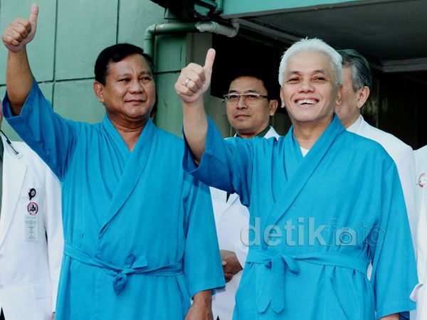 Prabowo-Hatta Jalani Tes Kesehatan di RSPAD