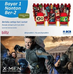 Xpresi Movie Friday: Buy One Get One Free Ticket X-Men