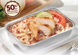 Terbaru dari Wendys : Baked Rice Grilled Chicken yang Gurih Harum