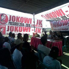 Relawan Jokowi Mania Jatim Dideklarasikan di Kampung Nelayan
