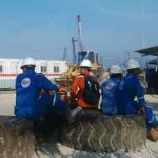 Polisi Olah TKP Sumur Minyak PetroChina yang Terbakar