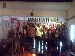 Puluhan Relawan dan Klub Motor di Bandung Deklarasi Dukung Jokowi-JK