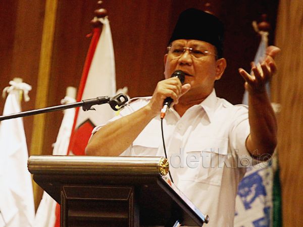 Prabowo Hadir di Rapimnas KNPI