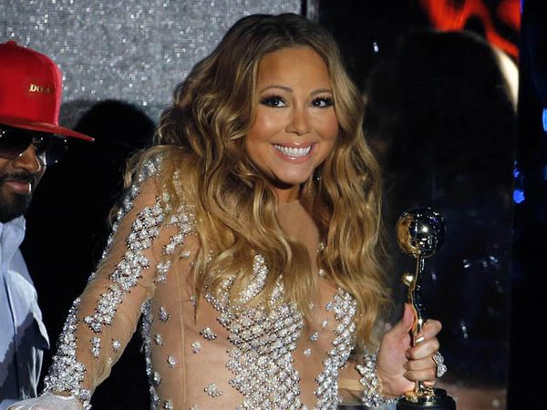 Mariah Carey Glam and Sexy di WMA 2014