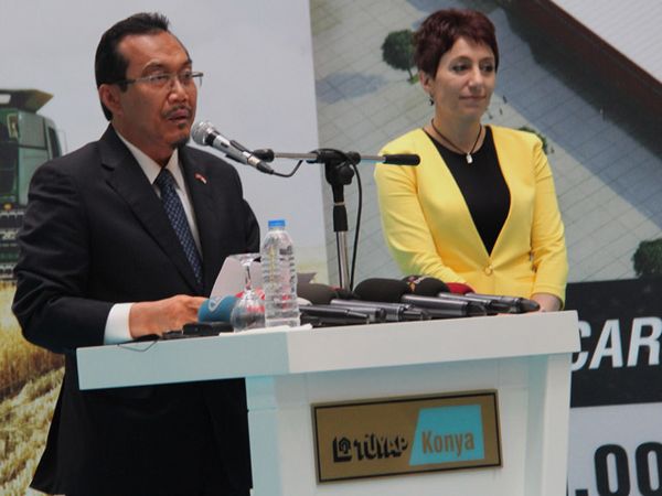 Mentan Pidato di Pameran Pertanian di Turki