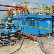 Labfor Polda Jatim Olah TKP Sumur Minyak PetroChina yang Terbakar