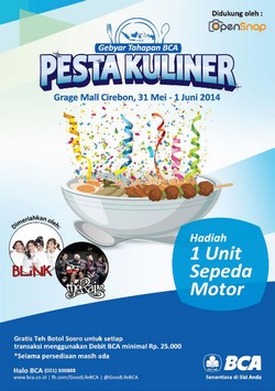 Ayo, Berburu Kuliner Khas Cirebon di Pesta Kuliner Gebyar Tahapan BCA di Kota Cirebon