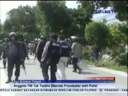Pasca Bentrokan 2 Desa, Oknum Anggota TNI Tantang Polisi Berkelahi
