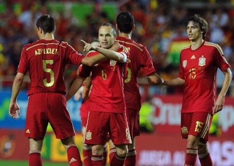 Spanyol Kalahkan Bolivia 2-0