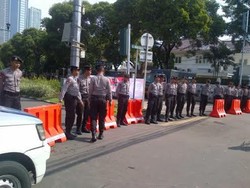 Jelang Undian Nomor Urut di KPU, Kawasan Imam Bonjol Steril