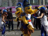 Dio Hibur Warga di Car Free Day