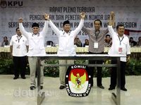 Penetapan Nomer Urut Capres dan Cawapres