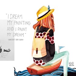 Neng Iren, Sang Ilustrator Gadis Murung