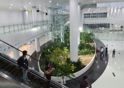 Wow! Begini Hijaunya Bandara Sepinggan di Balikpapan