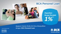 BCA Personal Loan, Beragam Kebutuhan Satu Solusi Pendanaan