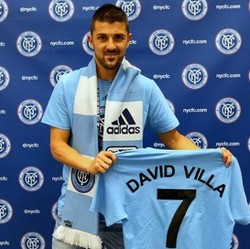 David Villa Resmi Jadi Pemain Pertama New York City FC