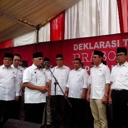 Hatta Hadiri Deklarasi Tim Pemenangan Prabowo-Hatta di Sumut