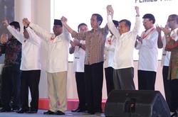 Ini Kata Jokowi Soal Sikap Kakunya di Acara Deklarasi Damai