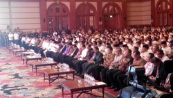 Deklarasi Kampanye Damai, Prabowo dan Jokowi Duduk Sebelahan