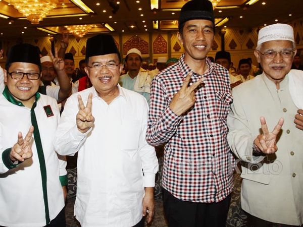 Jokowi-JK Hadiri Silatnas Alim Ulama PKB