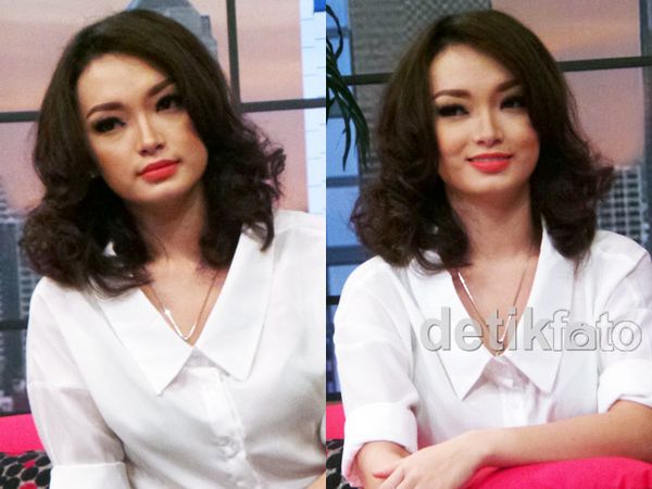 Zaskia Gotik Cantik Berambut Pendek