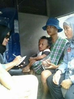 Fuad Bisa Raup Rp 300 ribu sehari dari Mengemis di Lampu Merah Ragunan