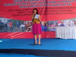 Momen Penuh Canda Ketika Veronica Tan Melapor Kegiatan PKK ke Ahok
