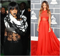 Foto: Berbagai Penampilan Seksi Rihanna dengan Busana Menerawang