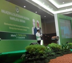 Hatta Rajasa Bicara Indonesia Bangkit di Halaqah Nahdlatul Wathan