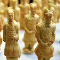 Unik! Pasukan Terakota Tiongkok dari Adonan Pizza