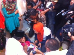 Saat Prabowo Menyapa Anak Penderita Cerebral Palsy di Bandung