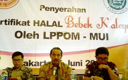 Bebek Kaleyo Kini Sudah Bersertifikat Halal MUI