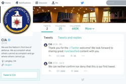 Lembaga Intelijen Amerika CIA Buka Akun Twitter