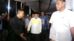 Ical Hadir di Haul Taufiq Kiemas di Rumah Megawati