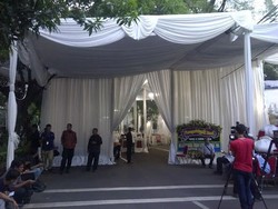 Kediaman Megawati Berbenah Jelang Haul Taufiq Kiemas