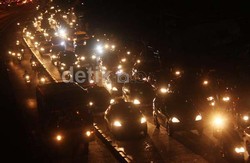 Debat Capres-Cawapres di Balai Sarbini, Lalu Lintas Sekitar Semanggi Macet